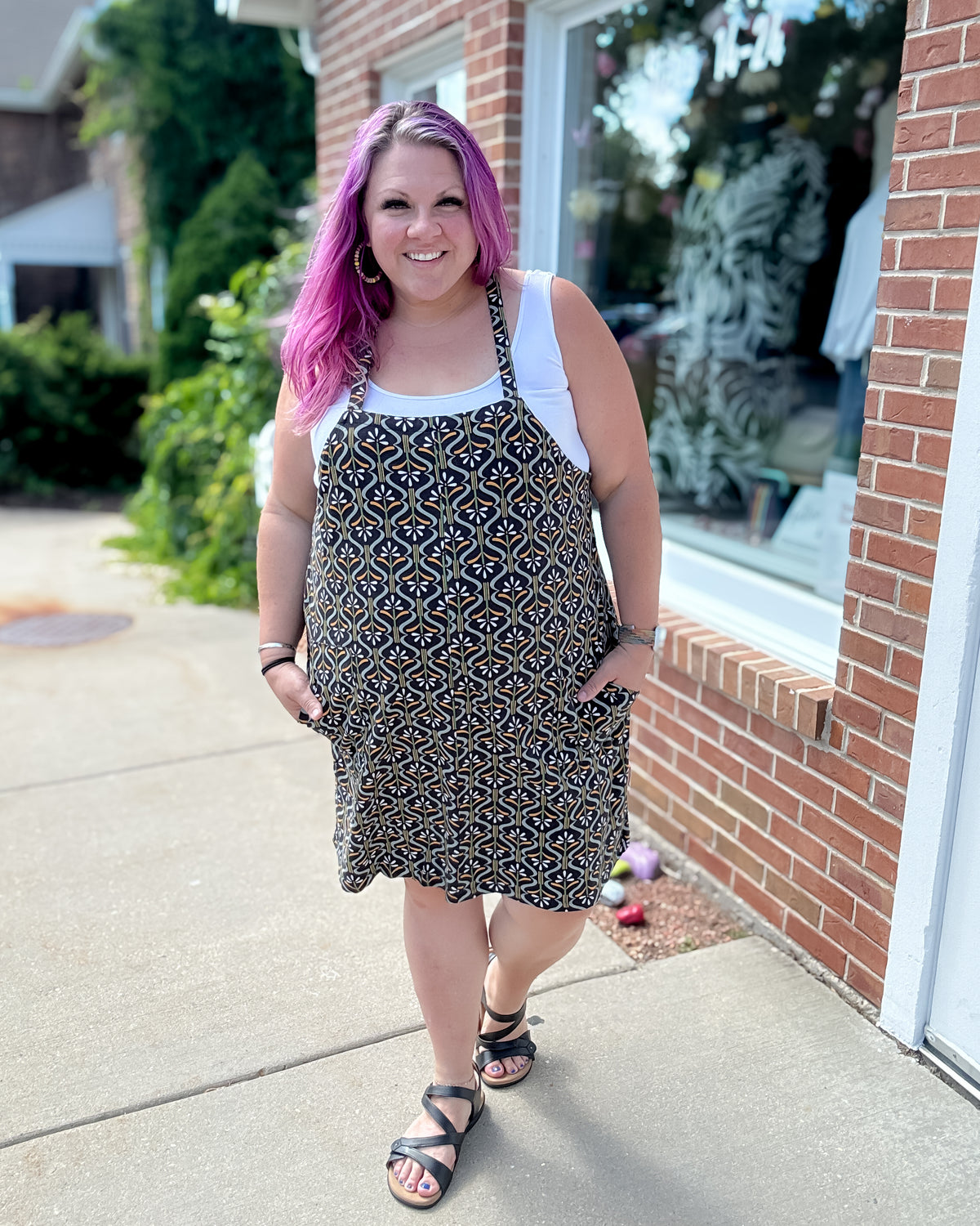 Macy Dress | Retro Floral