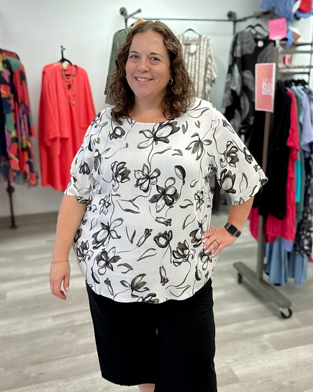 Liza Linen Bamboo Top | Affection