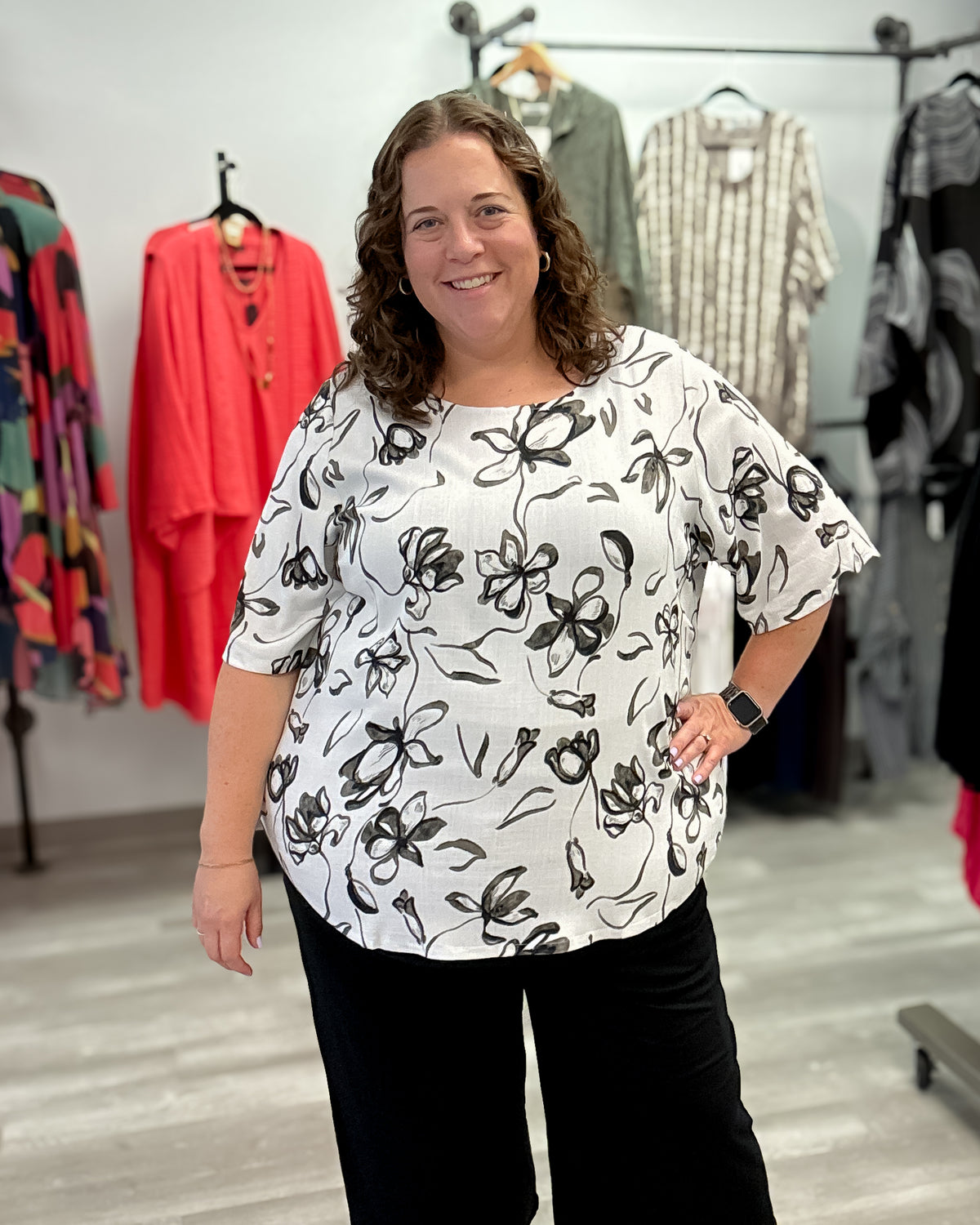 Liza Linen Bamboo Top | Affection