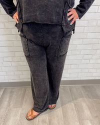 Cotton Pocket Pant | Black Mineral Wash
