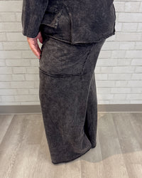 Cotton Pocket Pant | Black Mineral Wash
