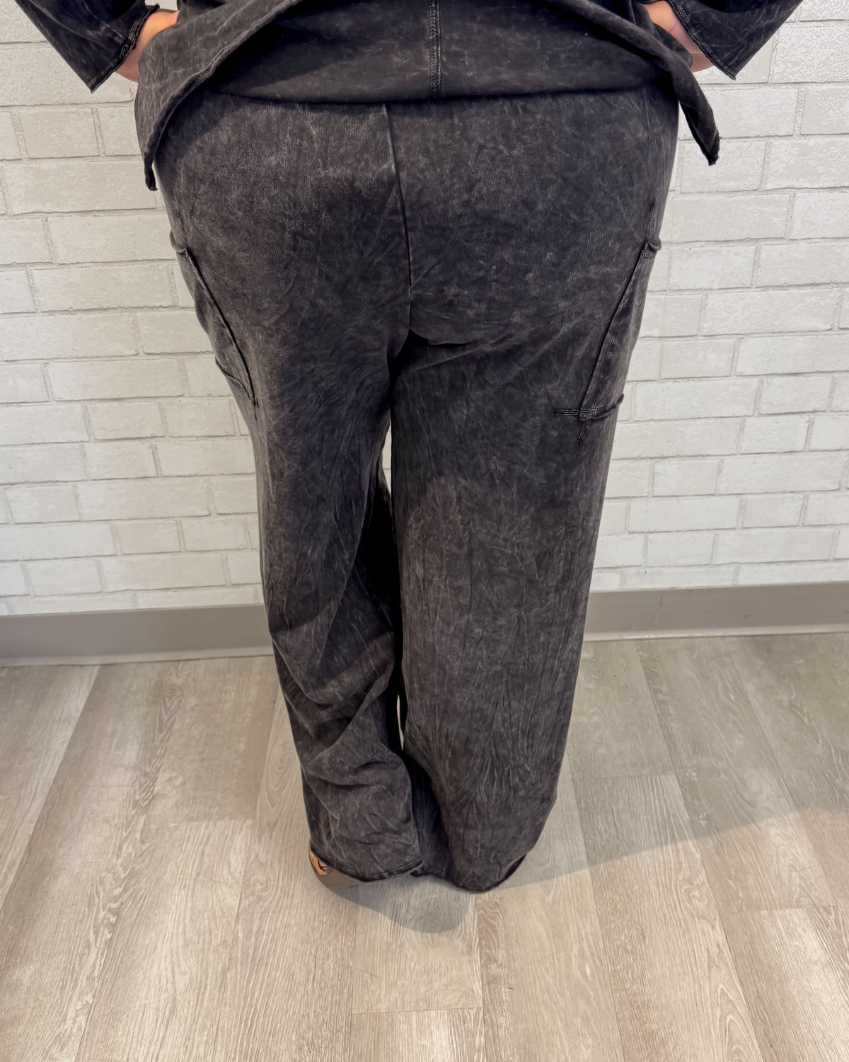 Cotton Pocket Pant | Black Mineral Wash