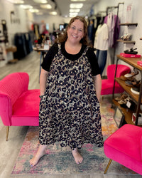 Joanna Linen Bamboo Jumpsuit | Leopard