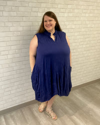 Alara Dress | Navy