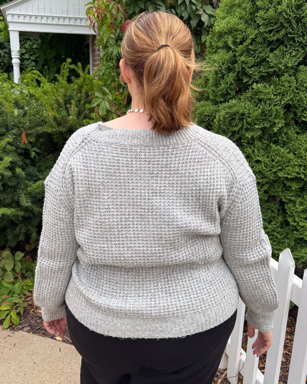 Knit Cardigan | Grey