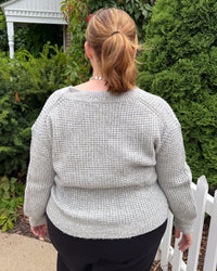 Knit Cardigan | Grey