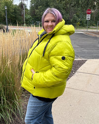 Technical Down Jacket | Lime