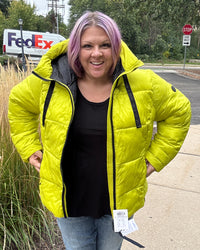 Technical Down Jacket | Lime