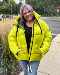 Technical Down Jacket | Lime