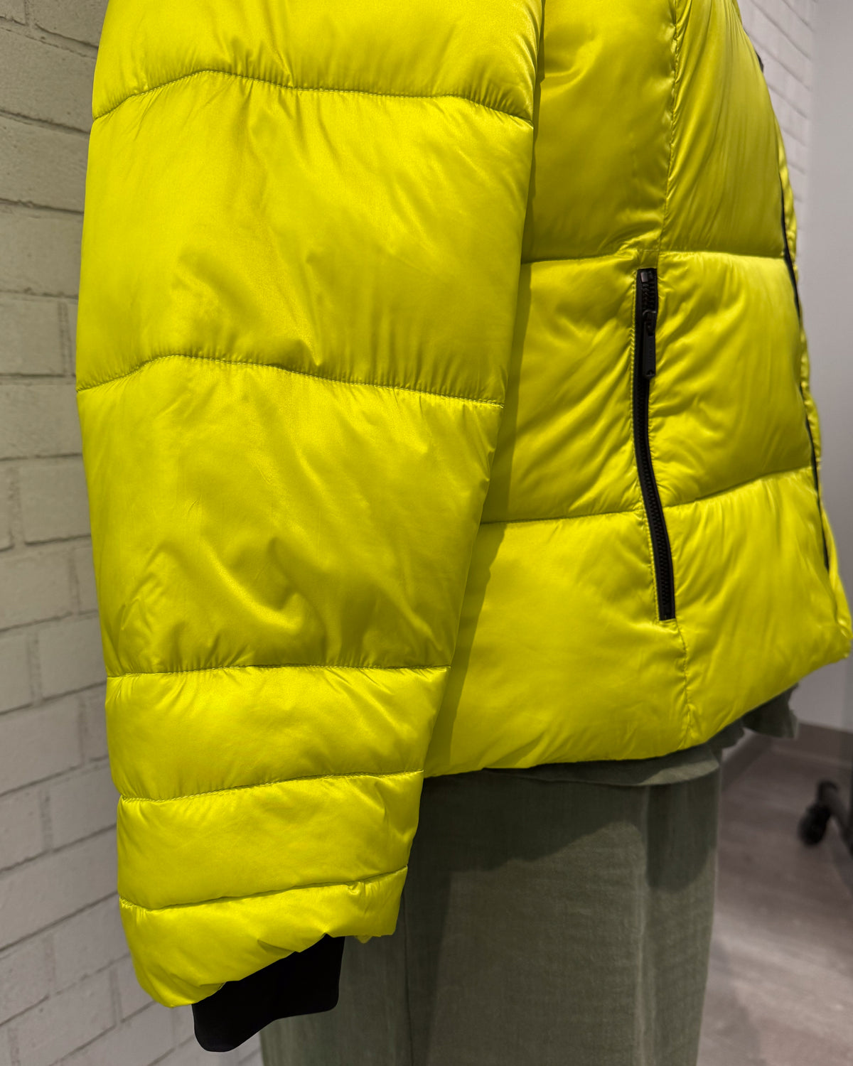 Technical Down Jacket | Lime