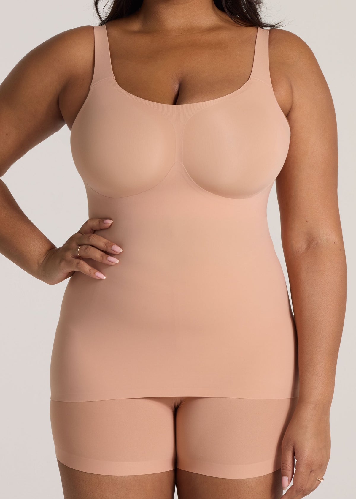 Structured Scoop Bra Tank