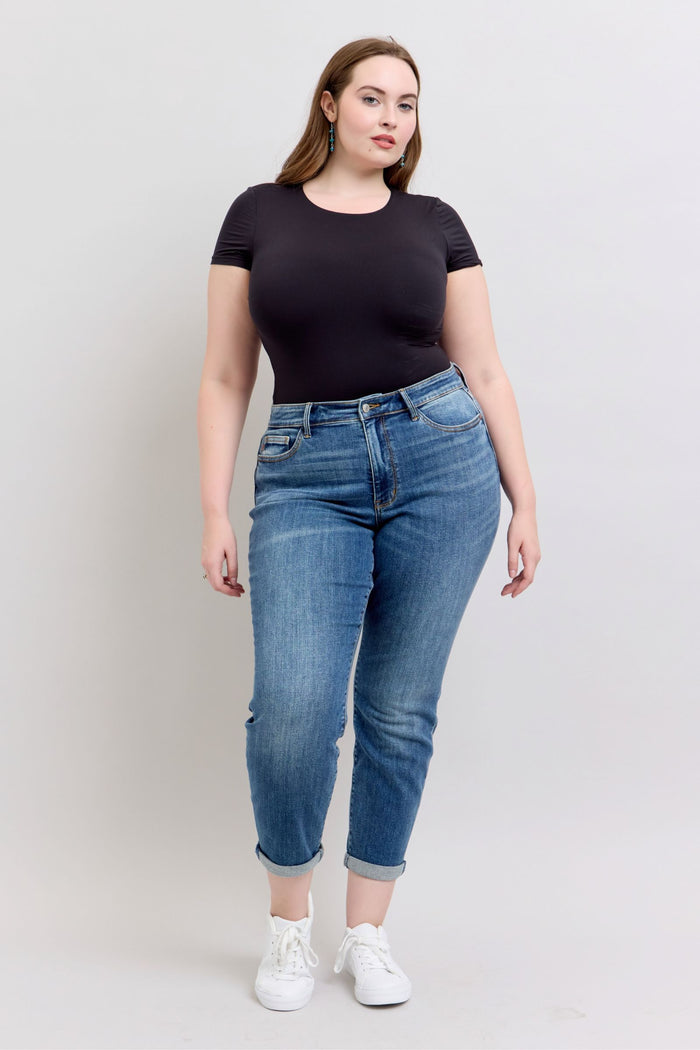 Mid Rise Vintage Boyfriend Jeans