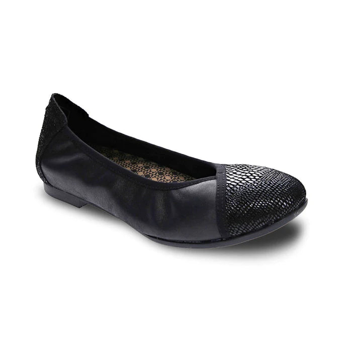 Nairobi Ballet in Black Lizard - Wide Width!