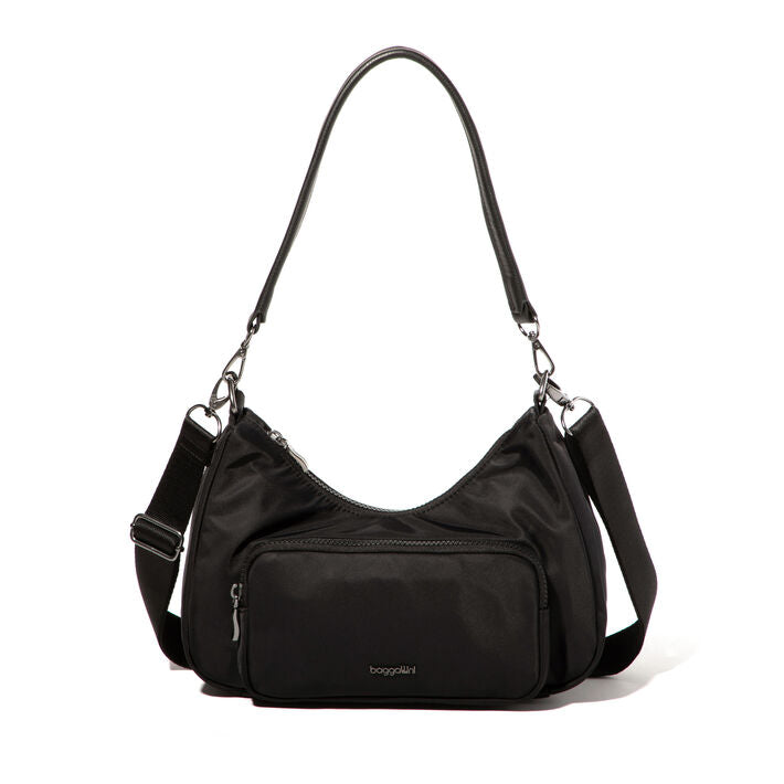 Savannah Crossbody | Black Twill