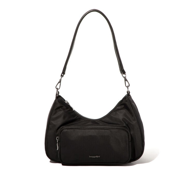 Savannah Crossbody | Black Twill