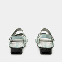 Verona Sandal | Basketry Sky