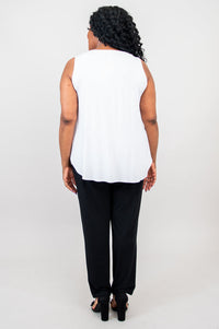 Jazz Bamboo Tank | White
