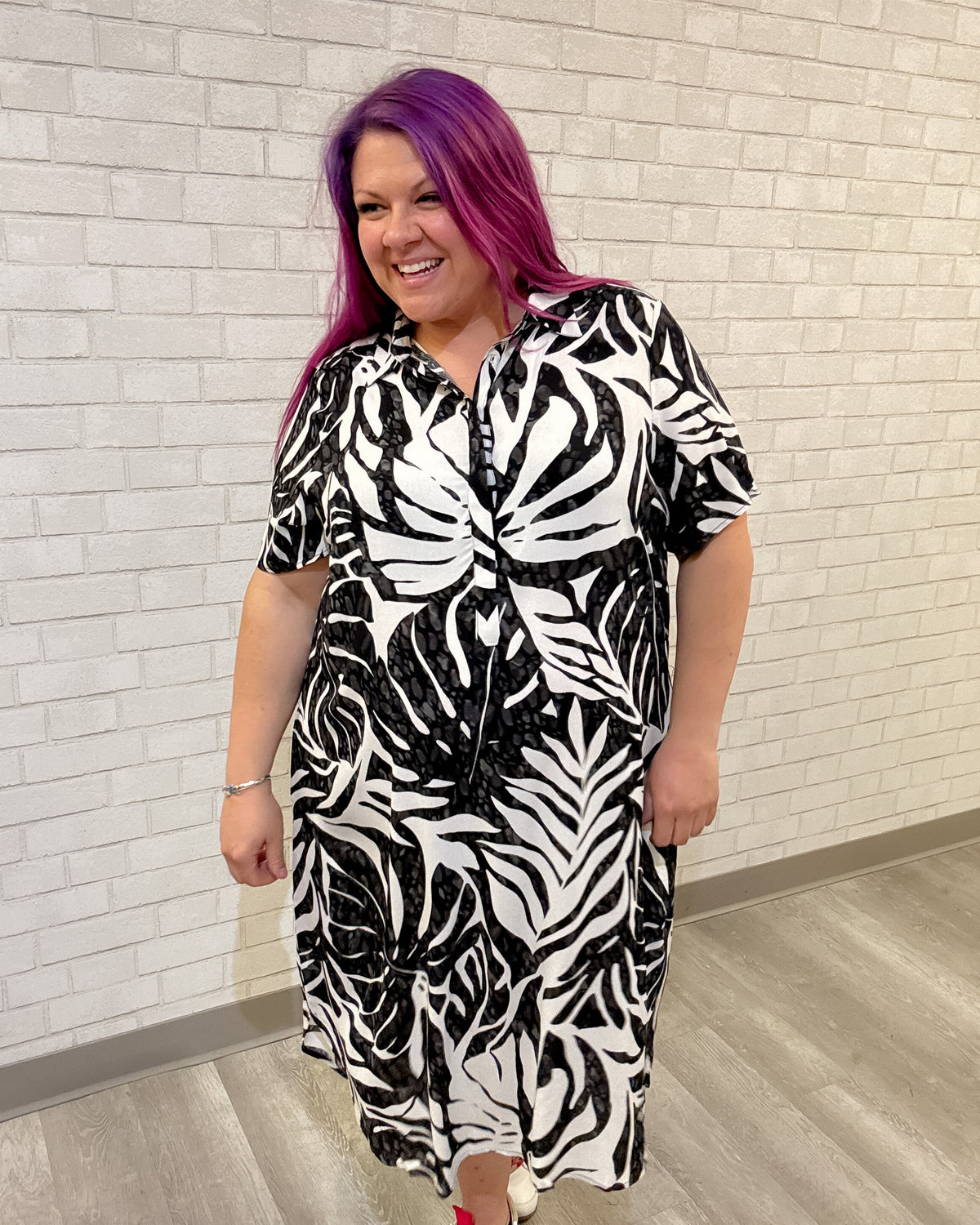 Ulma Dress | Black & White