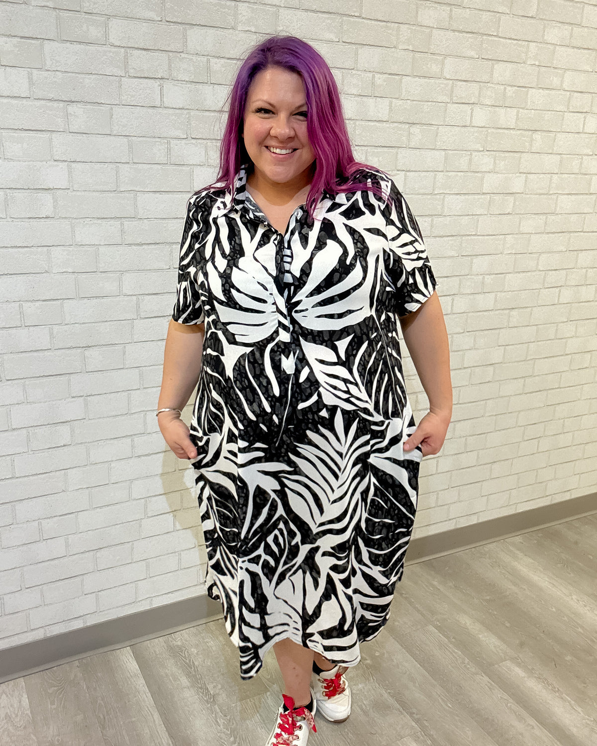 Ulma Dress | Black & White