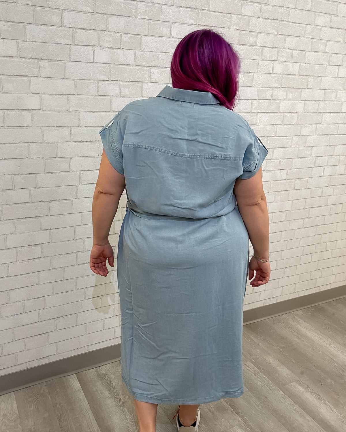 Wijdan Dress | Denim