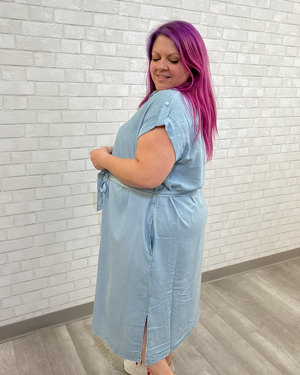 Wijdan Dress | Denim