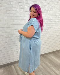 Wijdan Dress | Denim