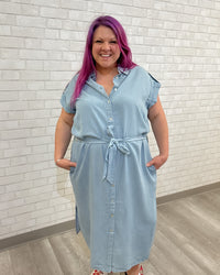 Wijdan Dress | Denim