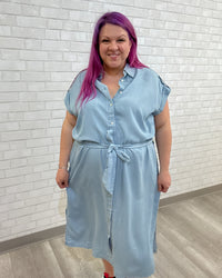 Wijdan Dress | Denim