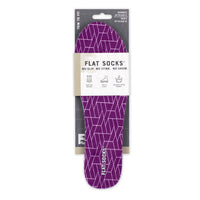 Flat Socks in Purple Passion