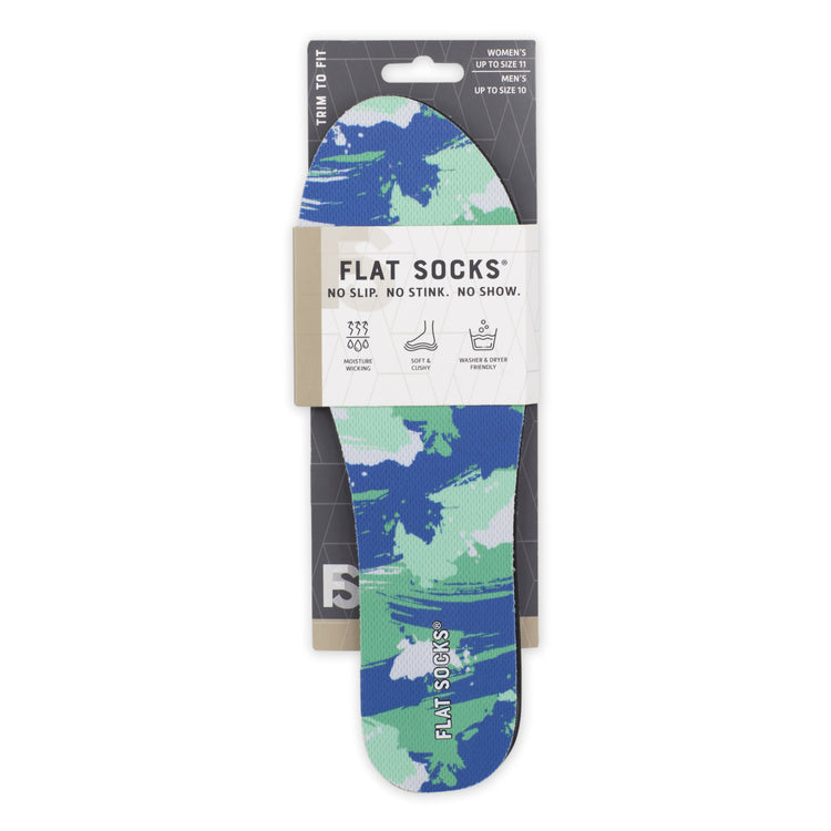 Flat Socks in Brush Stroke