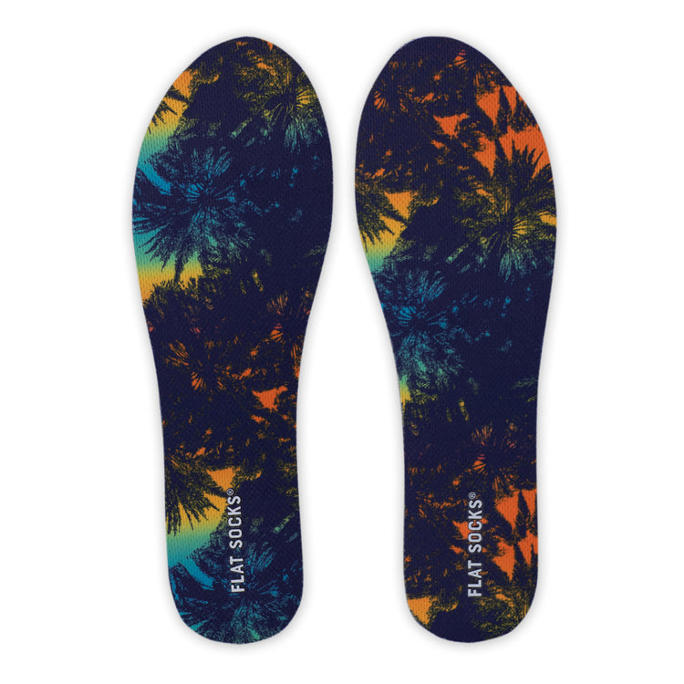 Flat Socks in Tropical Multi