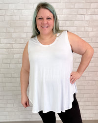 Jazz Bamboo Tank | White