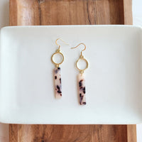 Isabella Earrings | Blonde Tortoise