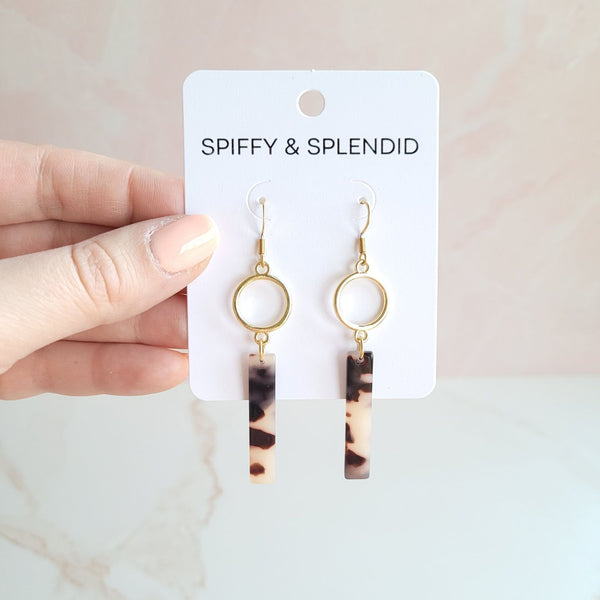 Isabella Earrings | Blonde Tortoise