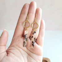 Isabella Earrings | Blonde Tortoise