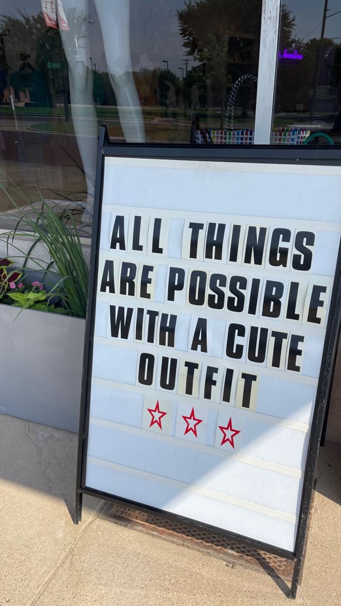 All Things Are possible with a cute outfit