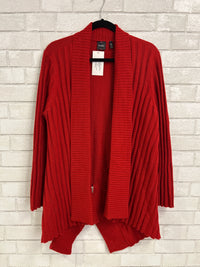 Red Knit Cardigan - Rafaella