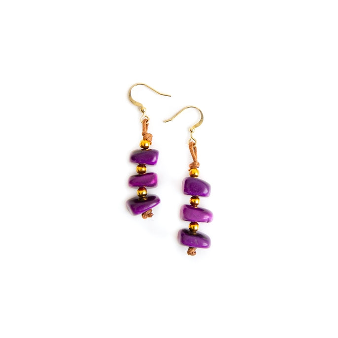 Zorida Earrings | Purple