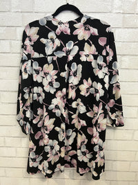 BLACK FLORAL CARDIGAN - DEAR SCARLET