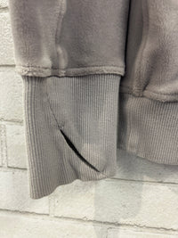 Taupe Velour Zip Up - Athleta