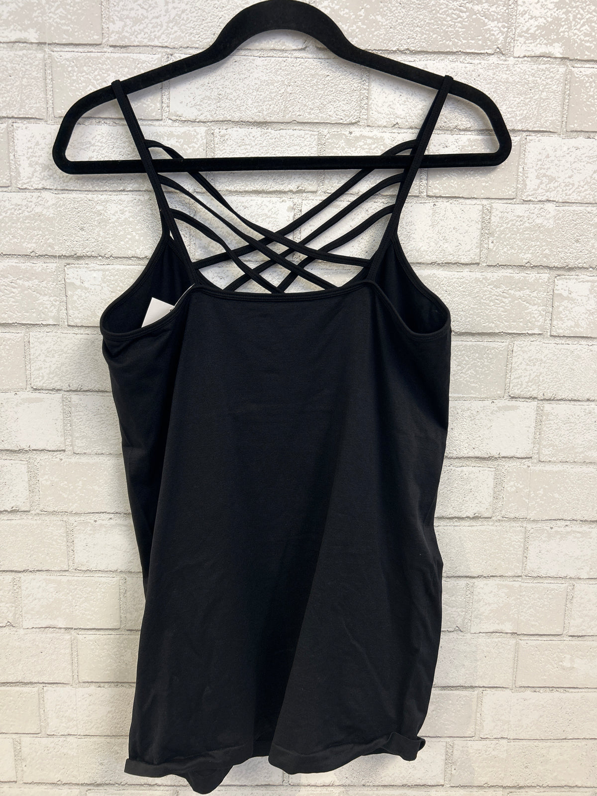 Black Criss-Cross Cami - Zenana