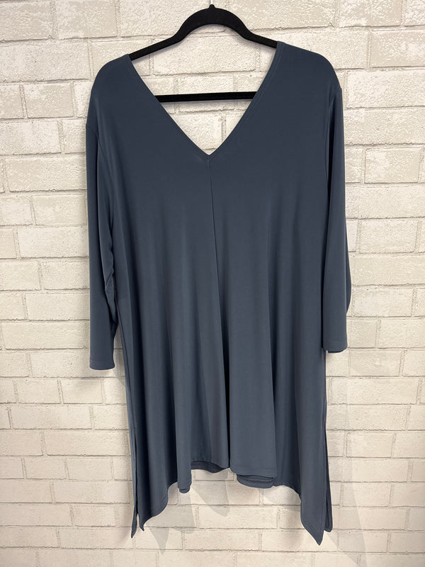 Slate Blue Reversible Tunic - Sympli