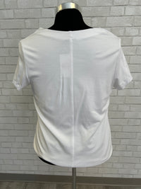 V-Neck Center Seam Tee - J.Jill