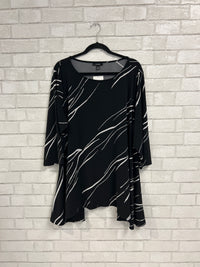 Blk/Wht Slinky Top - Alfani