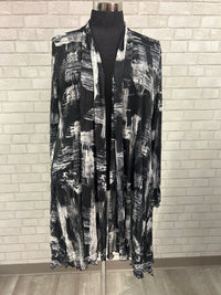 Mesh Duster B/W/G - Reina Lee
