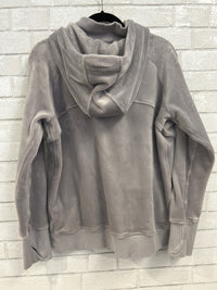 Taupe Velour Zip Up - Athleta