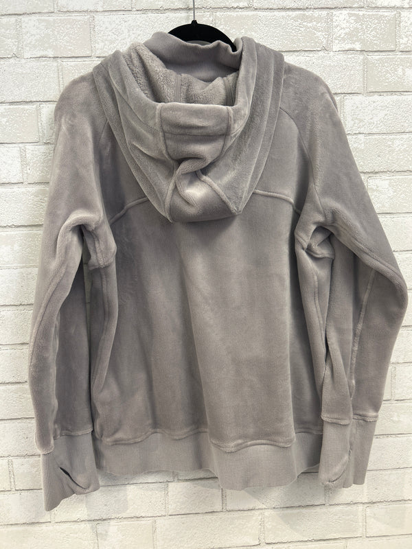 Taupe Velour Zip Up - Athleta
