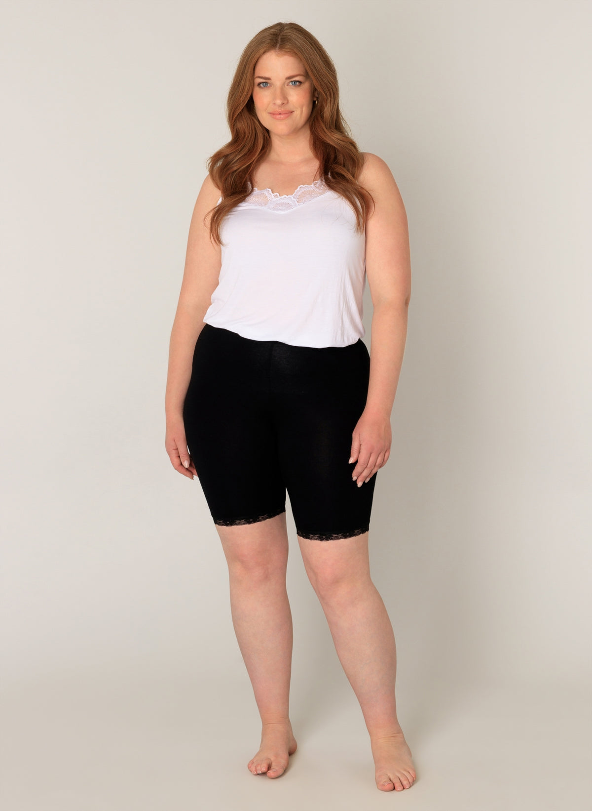 Ava Lace Trim Shorts