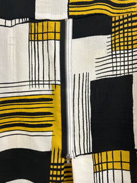 Black/White/Yellow Button Down - Pretty Woman