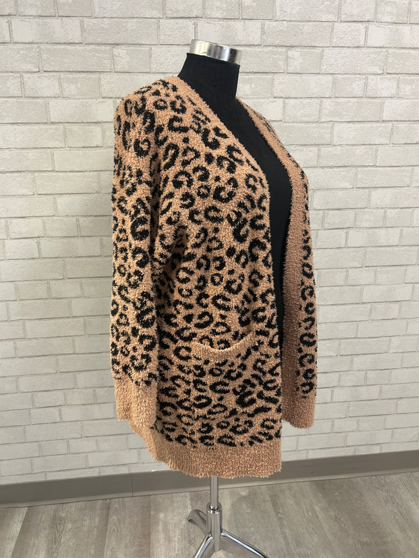 Leopard Cardigan - Time + Tru